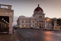 Framed Cuba, Cienfuegos, Palacio de Gobierno, Dusk