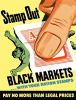 Framed Stamp Out Black Markets