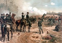 Framed General Sherman on Horseback