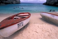 Framed Playa Lagun, Curacao, Caribbean