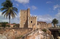 Framed Fort Ozama, Santo Domingo, Dominican Republic, Caribbean