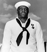 Framed Doris Dorie Miller, a Cook in the US Navy