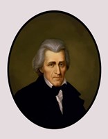 Framed President Andrew Jackson