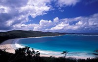 Framed Soni Beach on Culebra Island, Puerto Rico