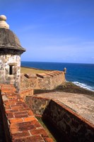 Framed Castle of San Cristobal, Old San Juan, Puerto Rico