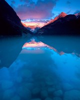 Framed Alberta, Banff NP, Victoria Glacier, Lake Louise