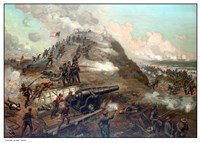 Framed Union Army's capture of Fort Fisher