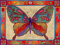 Framed Mosaic Butterfly