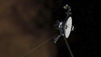 Framed Voyager 1 Spacecraft Entering Interstellar Space