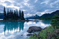 Framed Battleship Islands, Garibaldi Lake, British Columbia
