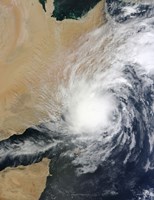 Framed Tropical Storm Keila over the Arabian Peninsula