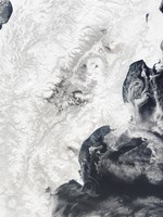 Framed Volcanoes in Central Kamchatka Peninsula, Eastern Russia