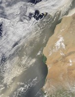 Framed Dust Storm off West Africa