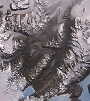 Framed McMurdo Dry Valleys West of McMurdo Sound, Antarctica