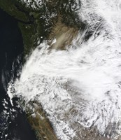 Framed Dust Storm in Eastern Washington, USA