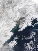 Framed Ash Plume from Mount Redoubt, Alaska