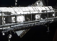 Framed International Space Station's Starboard Truss