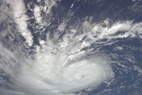 Framed Hurricane Bertha