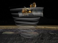 Framed Mars Reconnaissance Orbiter's Radar at Work