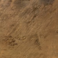 Framed Tenoumer Crater in Mauritania