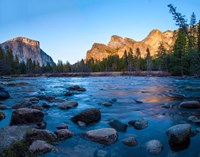 Framed Rocks in The Merced River in the Yosemite Valley