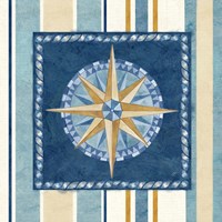 Framed 'Nautical Stripe I' border=