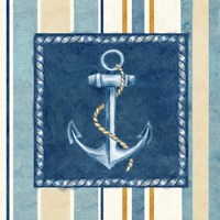 Framed Nautical Stripe III