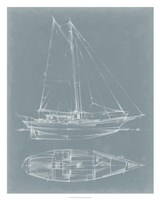 Framed Yacht Sketches III