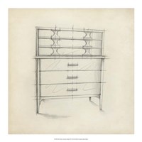 Framed Mid Century Furniture Design VII