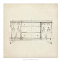 Framed Mid Century Furniture Design VIII