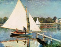 Framed Sailing at Argenteuil, c.1874