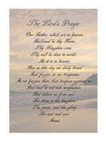 Framed Lord's Prayer - Sunset