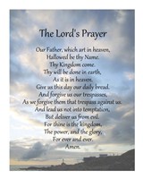 Framed Lord's Prayer - Scenic