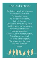 Framed Lord's Prayer