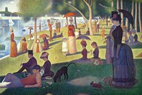 Framed Sunday Afternoon on the Island of La Grande Jatte