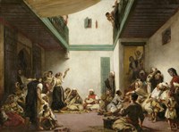 Framed Jewish Wedding in Morocco, 1839