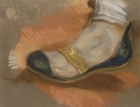 Framed Study of a Slipper, 1827-1828