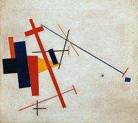 Framed Suprematist Composition, 1915 (detail)