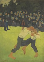 Framed Breton Wrestler,  1891-1892