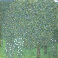 Framed Roses Under The Trees,  c. 1905