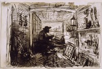 Framed Studio On The Boat,  c. 1860