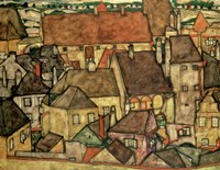 Framed Yellow City, 1914