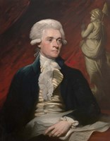 Framed Vintage President Thomas Jefferson