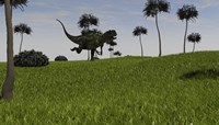 Framed Yangchuanosaurus Running