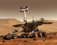 Framed Mars Rover