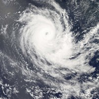 Framed Tropical Cyclone Carina