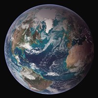Framed Full View of Earth