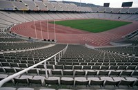 Framed Olympic Stadium, Barcelona, Spain