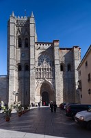 Framed Avila Cathedral, Avila, Spain