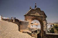 Framed Spain, Andalusia, Malaga Province, Ronda Stone Archway